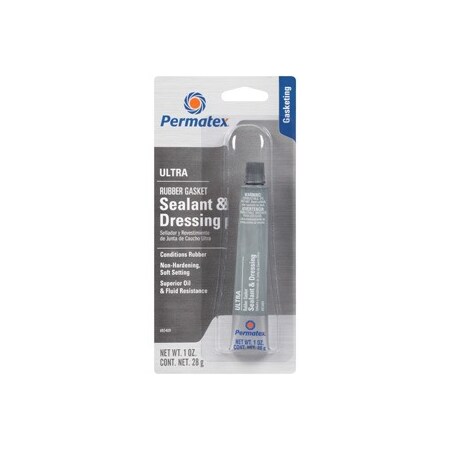 Permatex Automotive Ultra Rubber Gasket Dressing & Sealant 1 oz. tube carded 85409